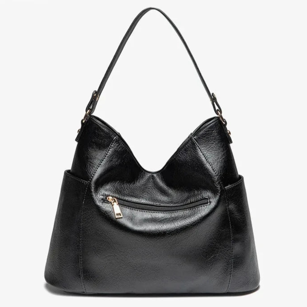 Bolso Hobo Mujer Asa Hombro Correa Larga Bolsillos Cremallera