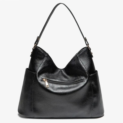 Bolso Hobo Mujer Asa Hombro Correa Larga Bolsillos Cremallera