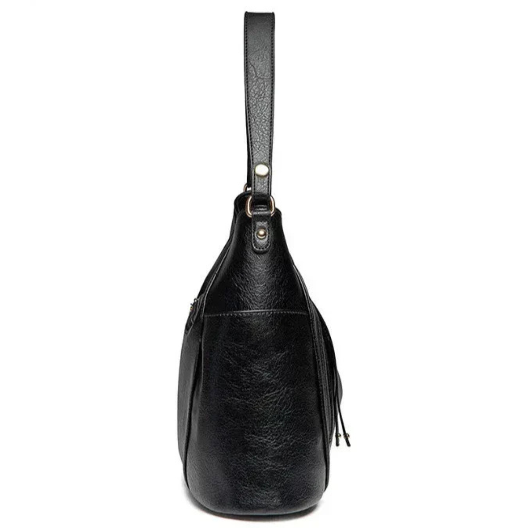 Bolso Hobo Mujer Asa Hombro Correa Larga Bolsillos Cremallera