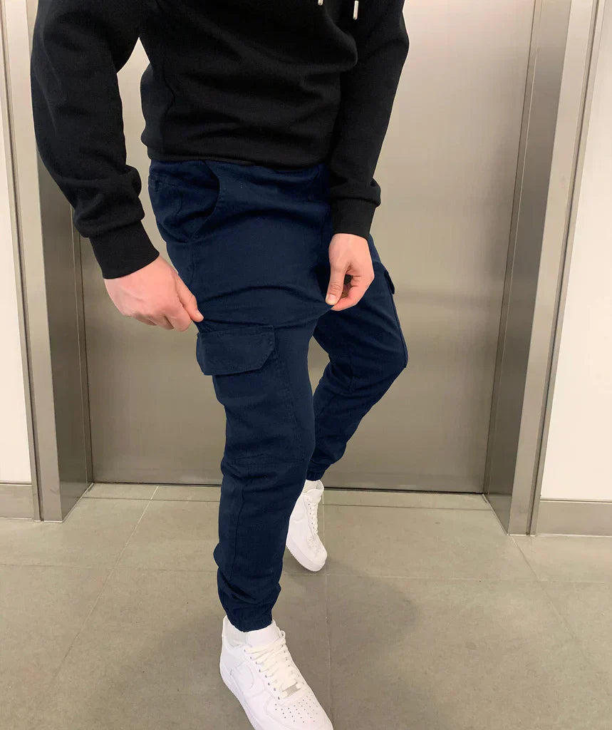 Pantalones Jogger Hombre Ergonómicos Bolsillos Multiples Comodos