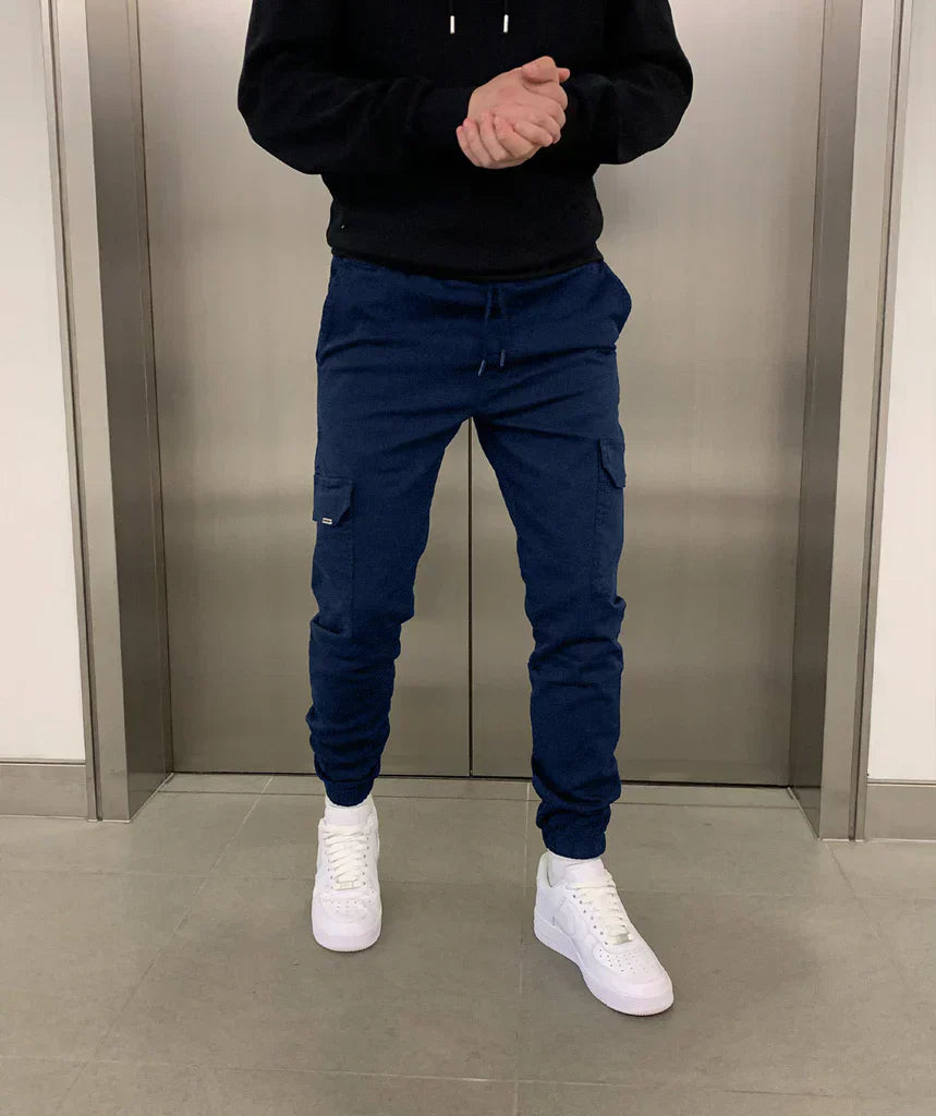 Pantalones Jogger Hombre Ergonómicos Bolsillos Multiples Comodos