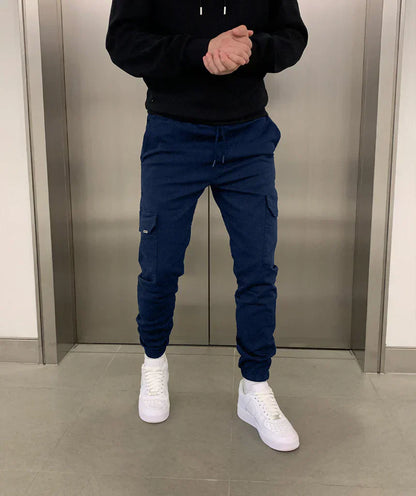 Pantalones Jogger Hombre Ergonómicos Bolsillos Multiples Comodos