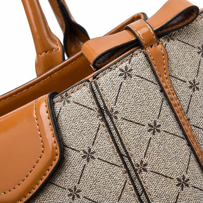 Bolso de mano mujer estructurado con bandolera extraíble tote