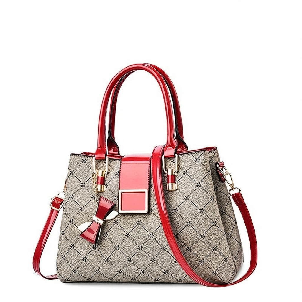 Bolso de mano mujer estructurado con bandolera extraíble tote