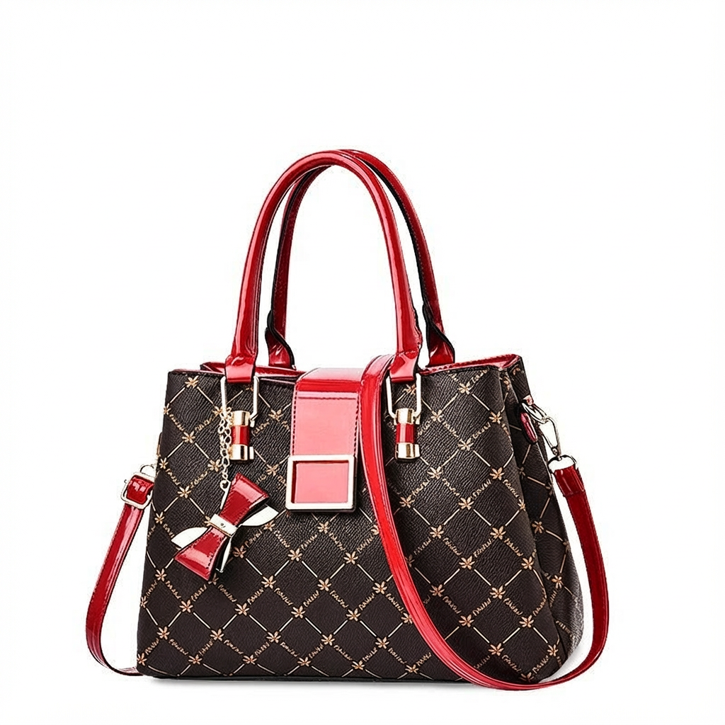 Bolso de mano mujer estructurado con bandolera extraíble tote