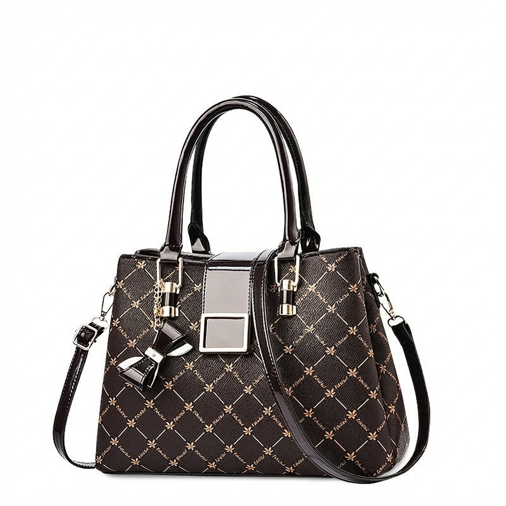 Bolso de mano mujer estructurado con bandolera extraíble tote