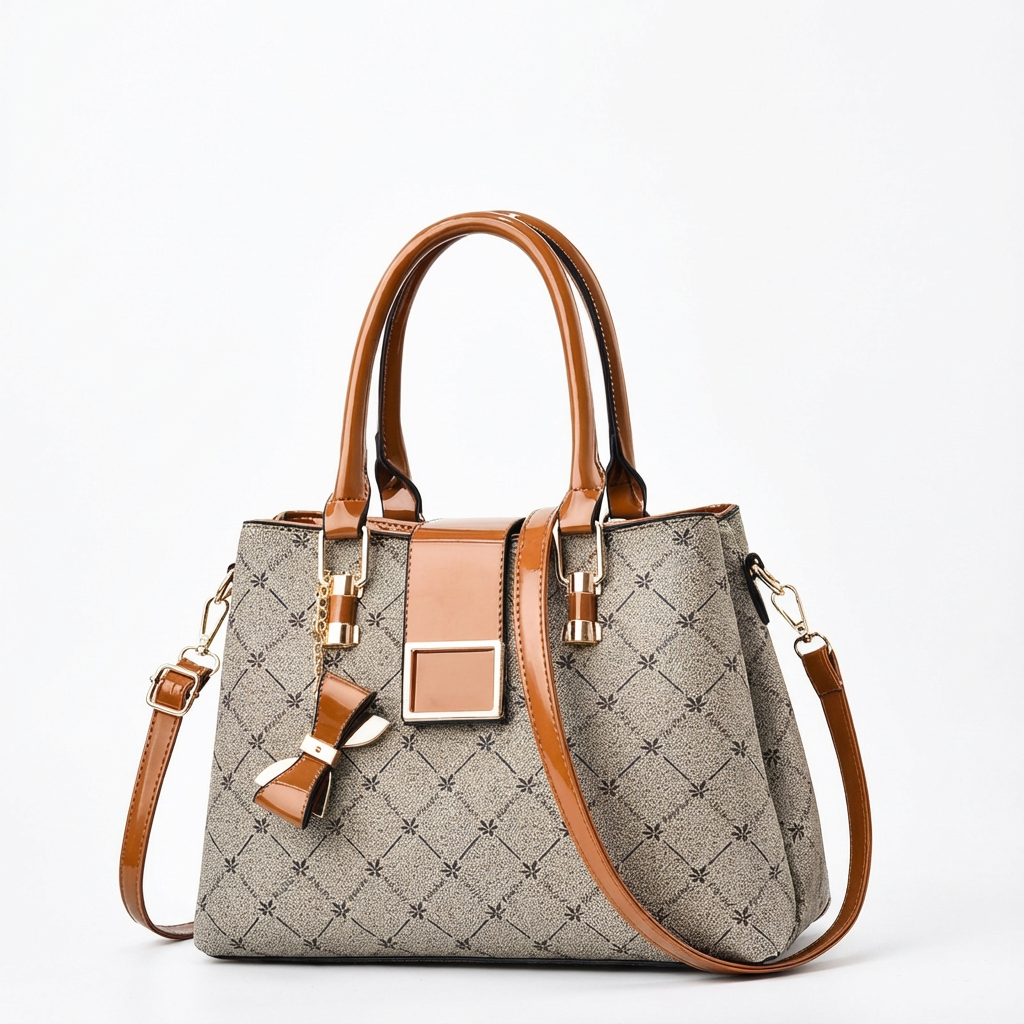 Bolso de mano mujer estructurado con bandolera extraíble tote - Mavetta