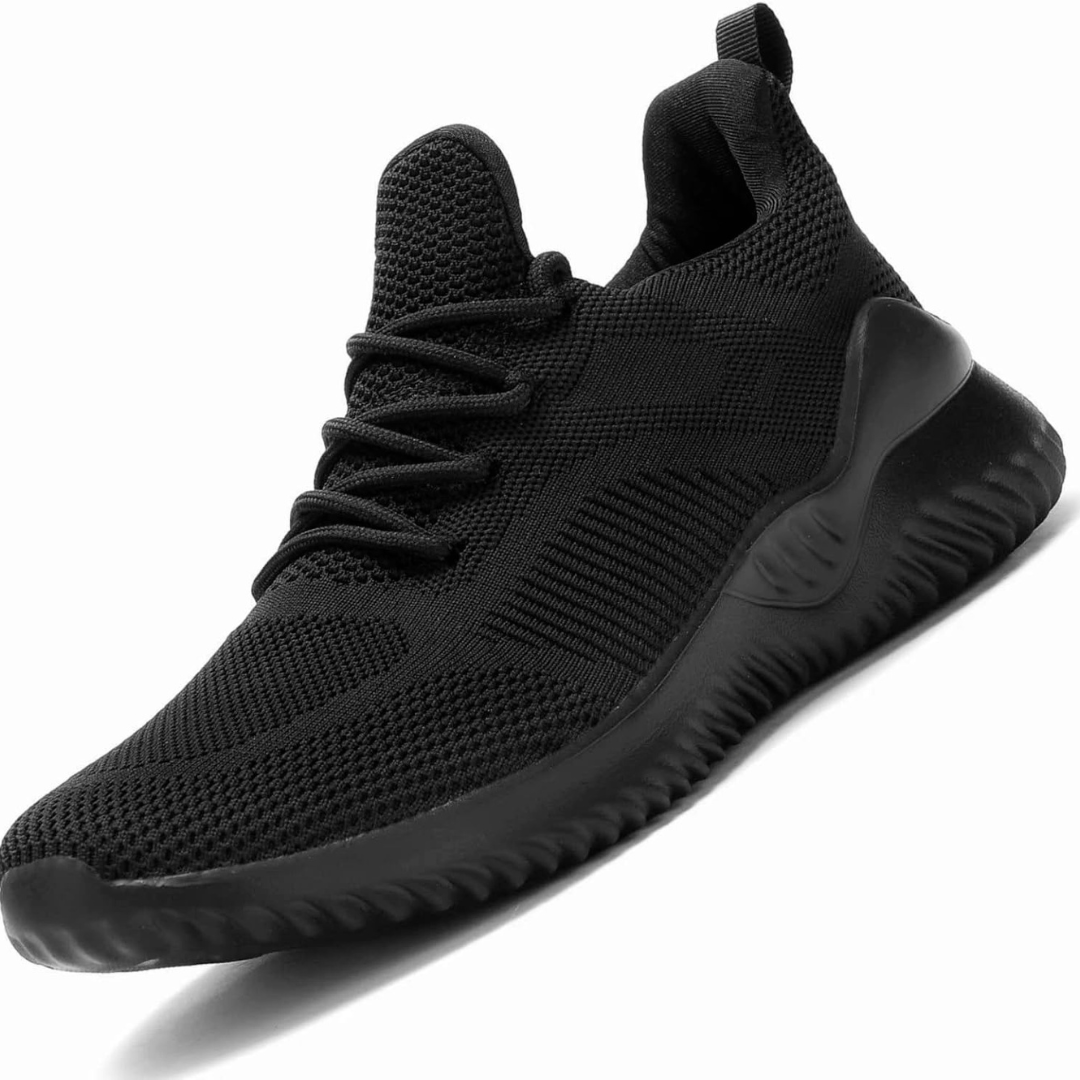 Zapatos Deportivos Hombre Tejido Knit Cordones Suela Flexible