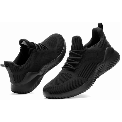 Zapatos Deportivos Hombre Tejido Knit Cordones Suela Flexible