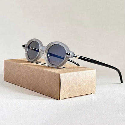 Gafas de Sol Unisex Montura Vintage Ovalada Protección UV400