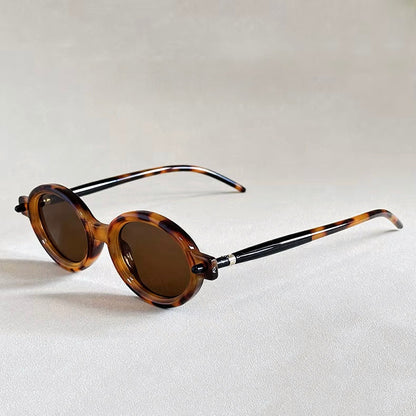 Gafas de Sol Unisex Montura Vintage Ovalada Protección UV400