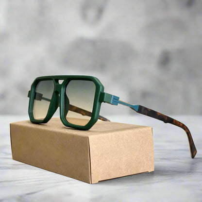 Gafas de sol Unisex Cuadradas Protección UV400 Retro