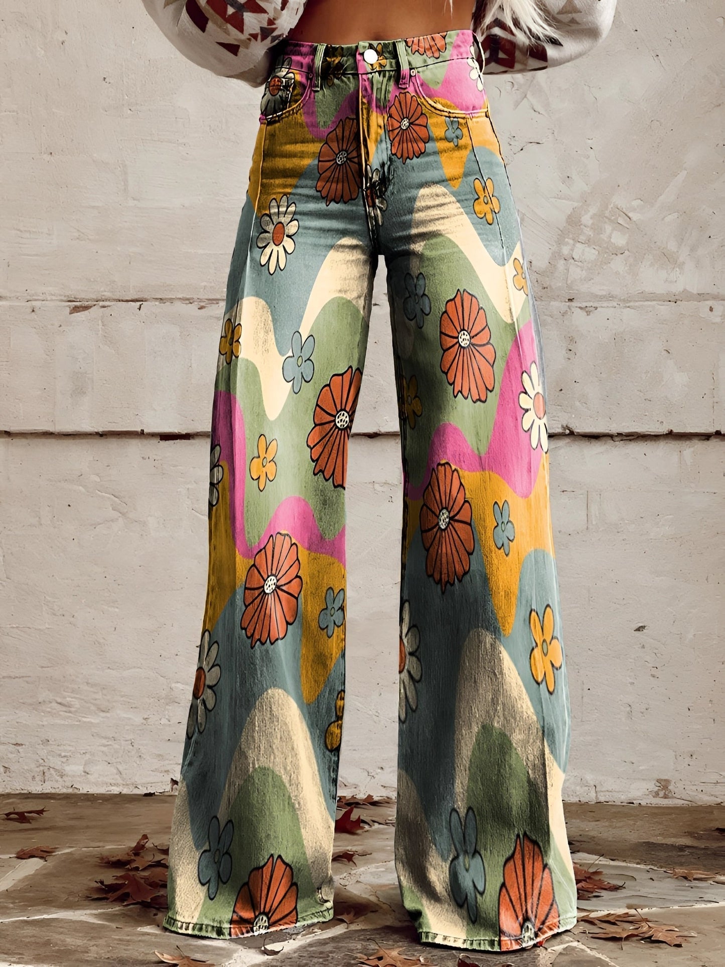 Jeans Mujer Pierna Ancha Acampanados Corte Favorecedor