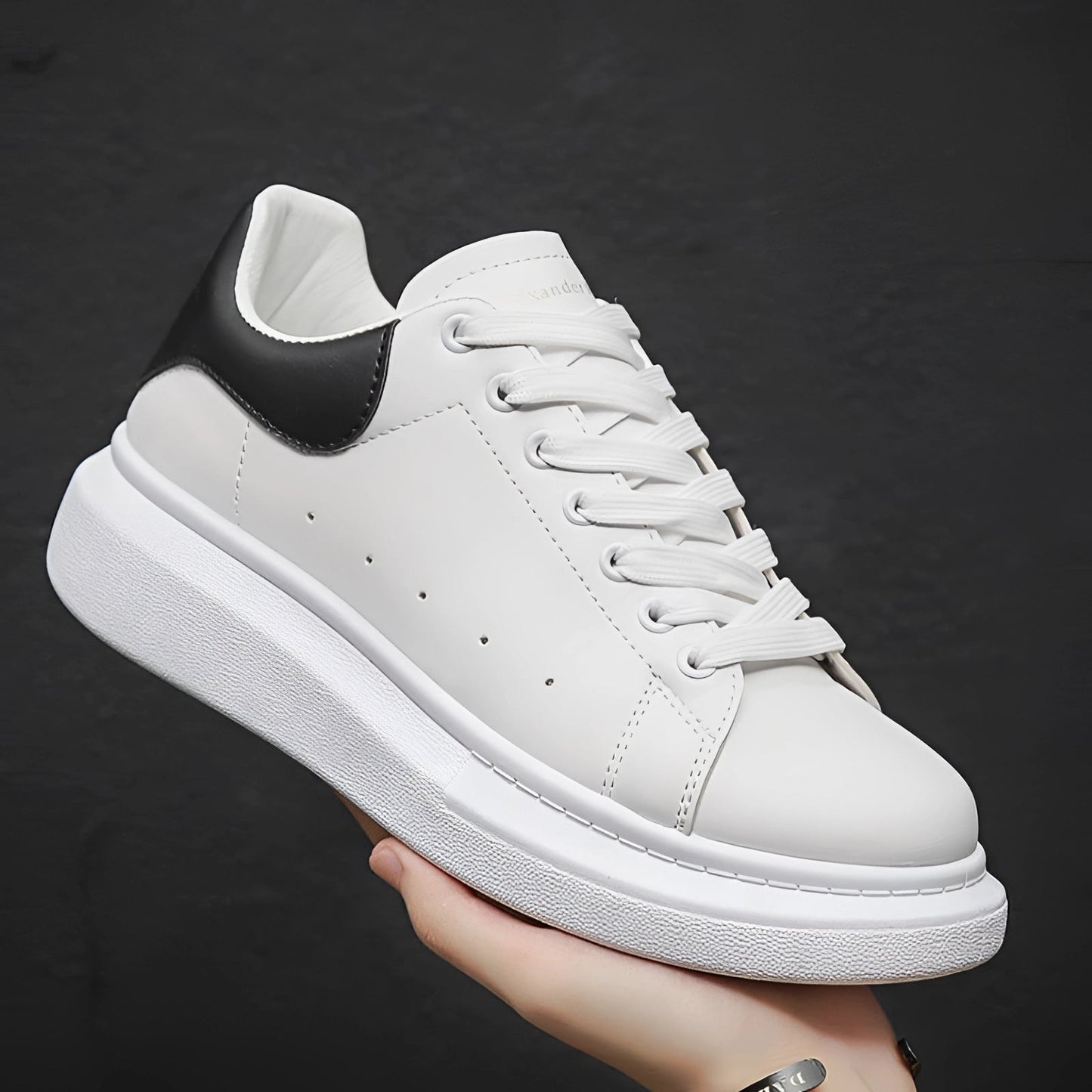 Zapatillas Hombre de Piel Suela Plataforma