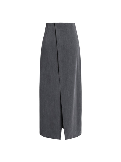 Falda Maxi Mujer con Abertura Lateral Ajuste Fluido