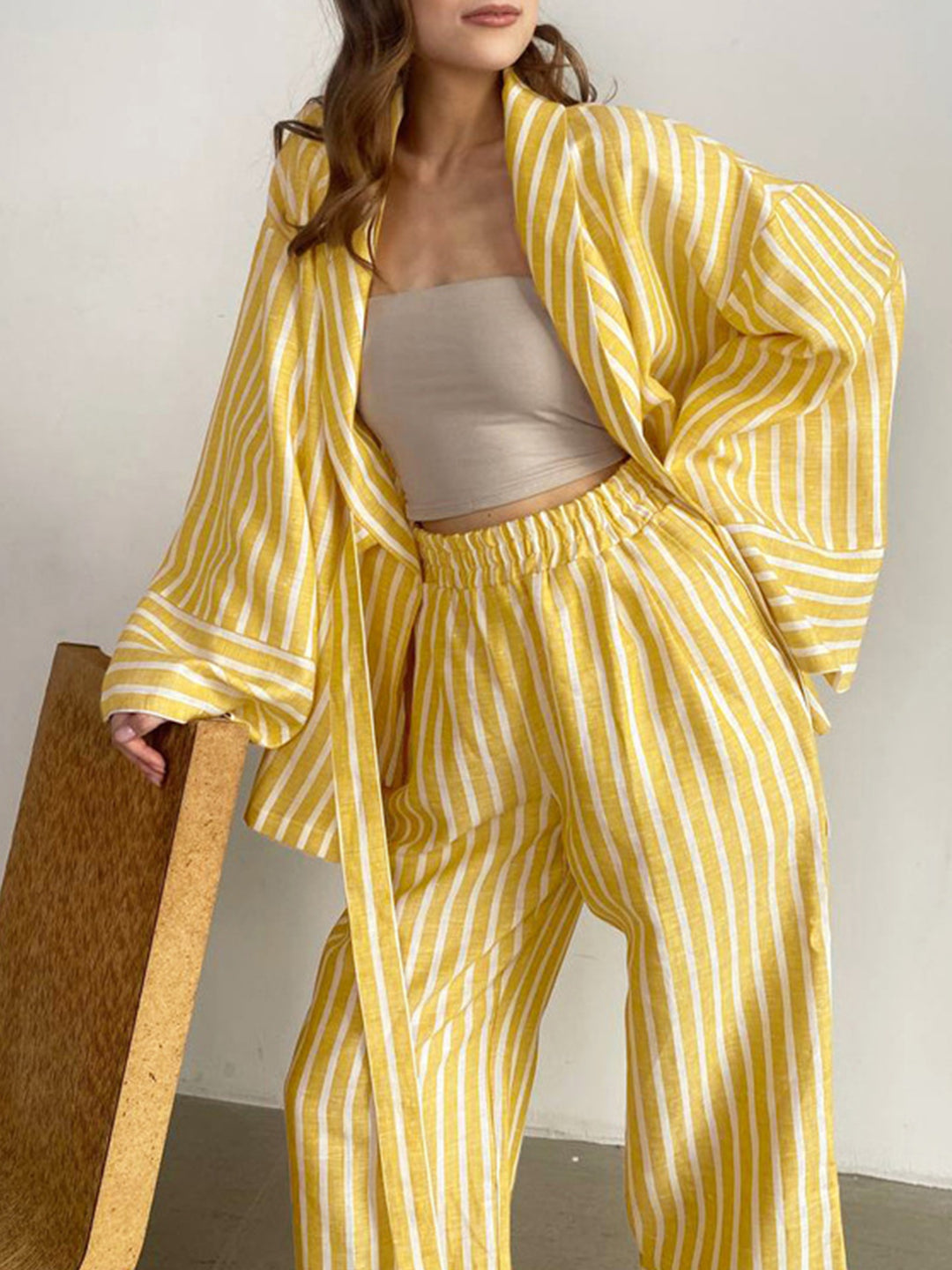 Conjunto Mujer Lounge de Algodón Estilo Relajado