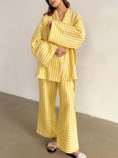Conjunto Mujer Lounge de Algodón Estilo Relajado - Mavetta