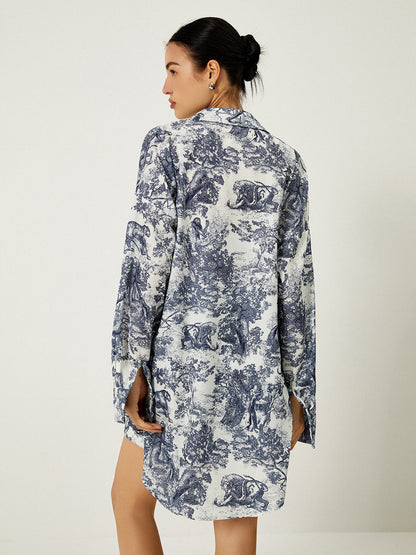 Conjunto Mujer de Tres Piezas Estampado Floral