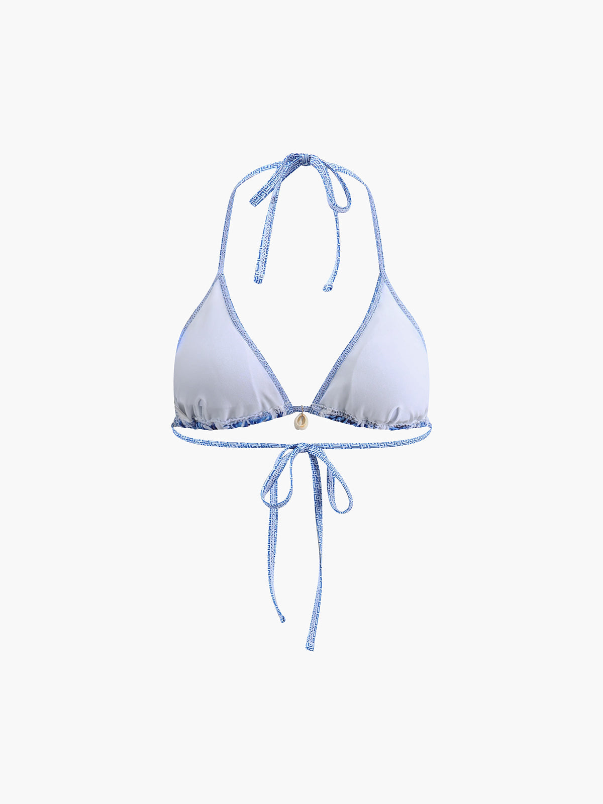 Bikini Mujer Dos Piezas con Cuello Halter y Relleno Extraíble