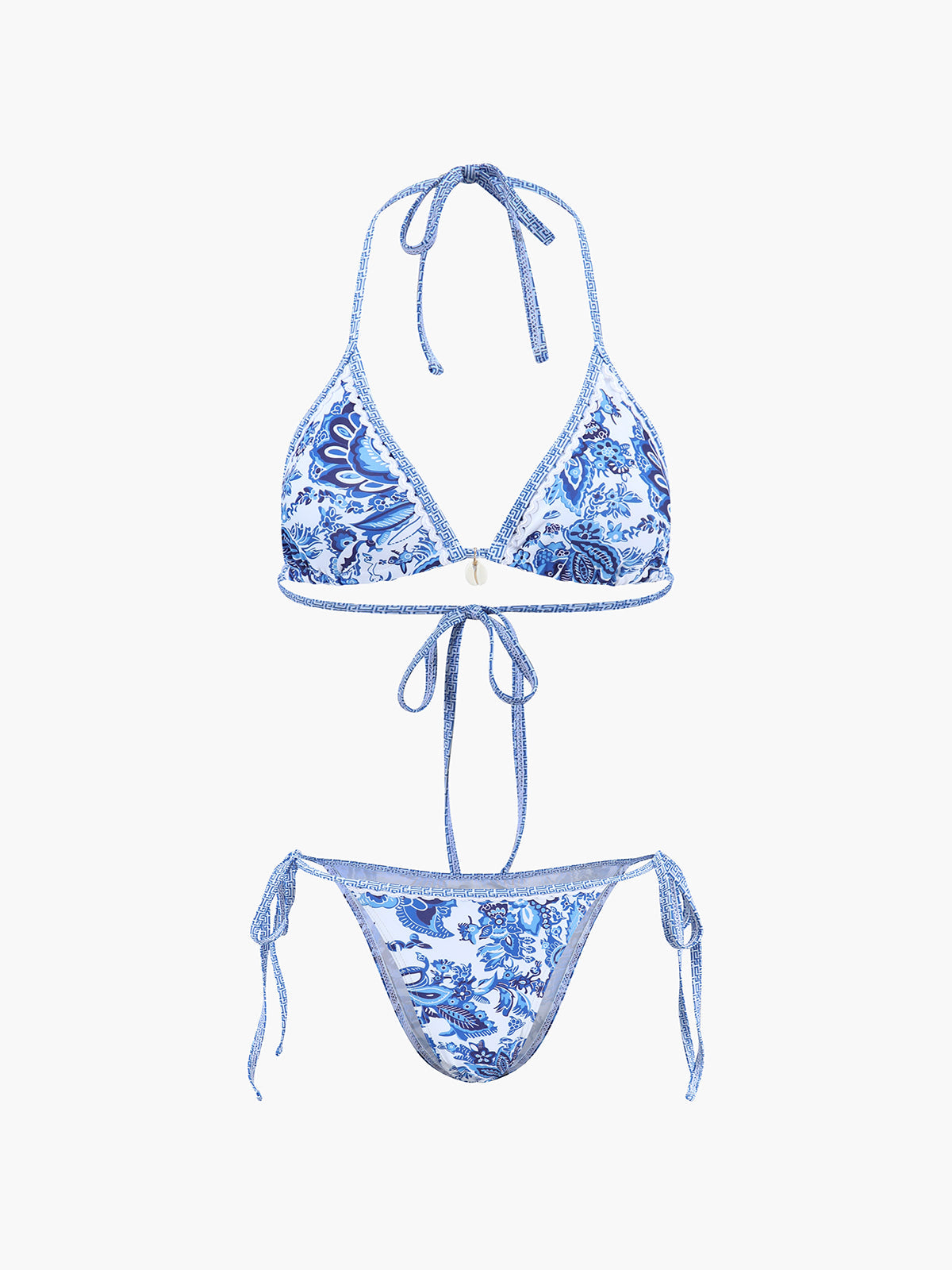 Bikini Mujer Dos Piezas con Cuello Halter y Relleno Extraíble - Mavetta