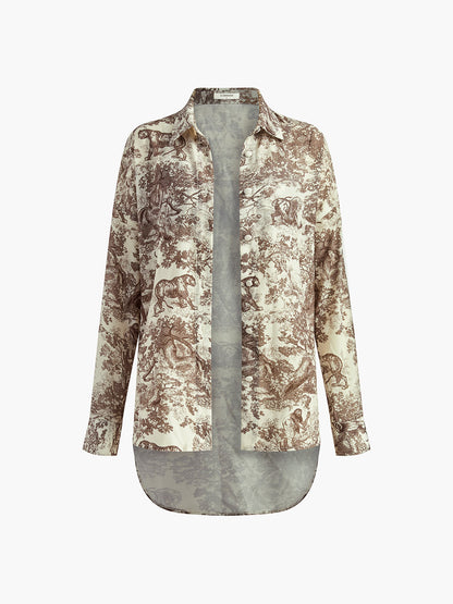Conjunto Mujer de Tres Piezas Estampado Floral