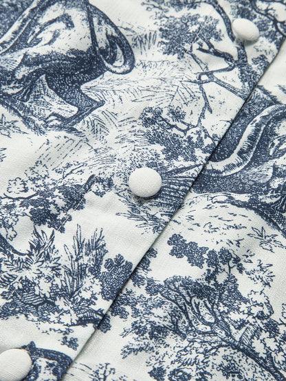 Conjunto Mujer de Tres Piezas Estampado Floral