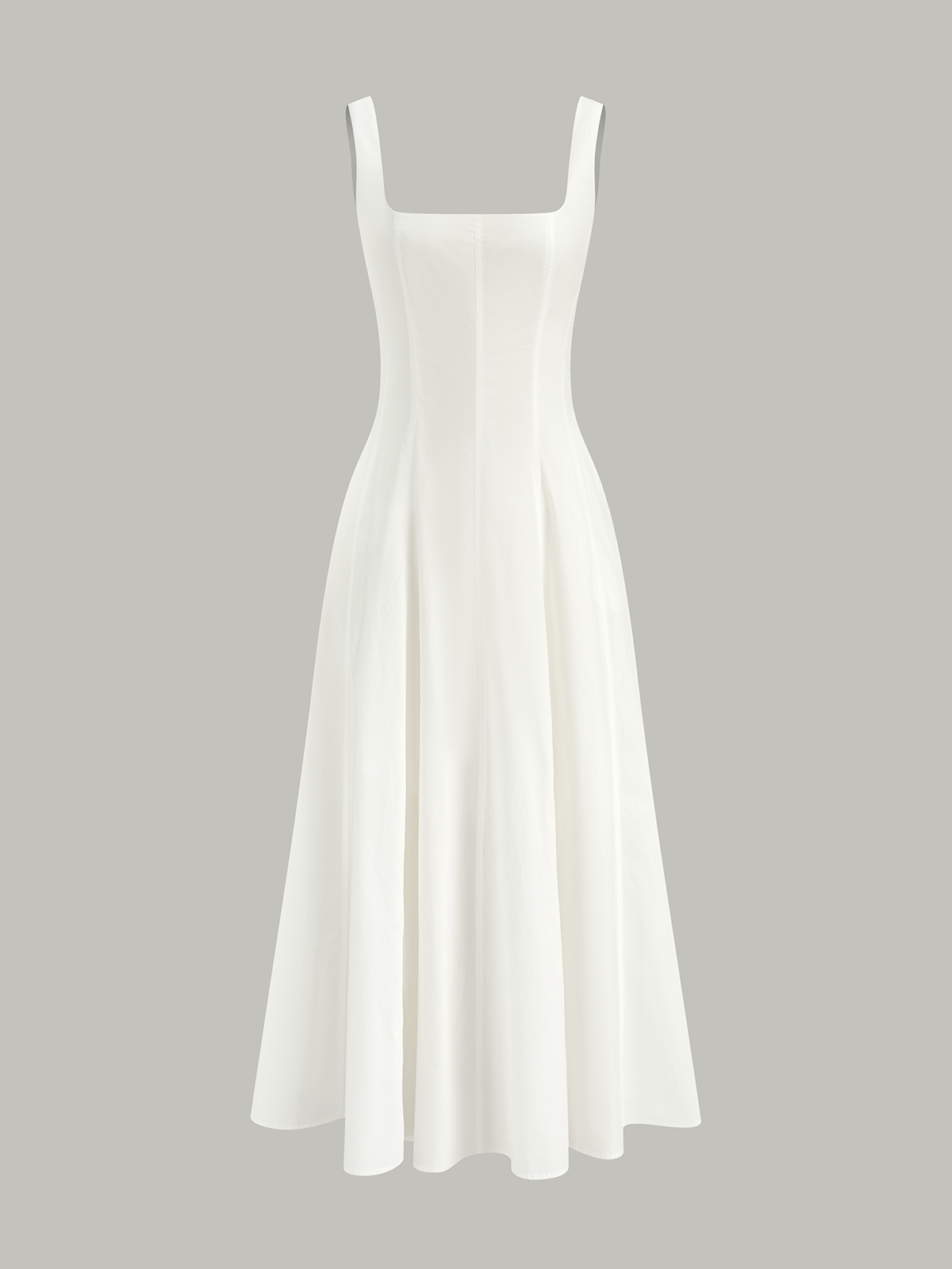 Vestido largo mujer con espalda de cordones