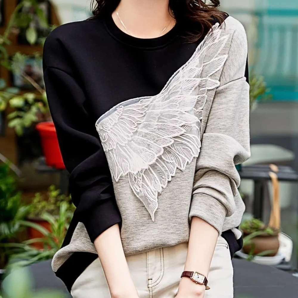 Sudadera Mujer Manga Larga Ajuste Comodo