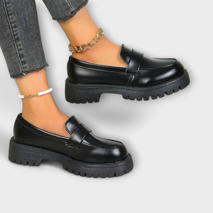 Mocasines ortopédicos hombre suela gruesa diseño clásico