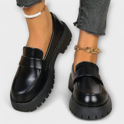Mocasines ortopédicos hombre suela gruesa diseño clásico