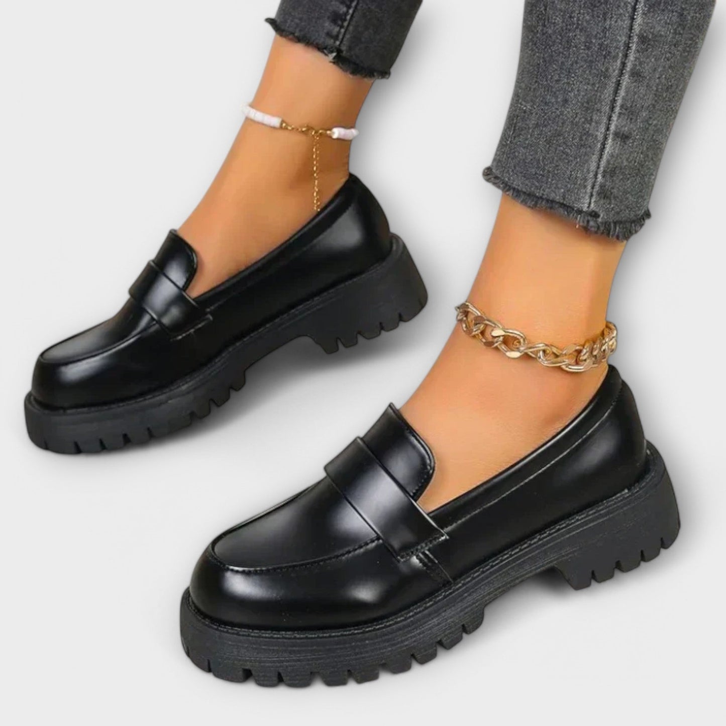 Mocasines ortopédicos hombre suela gruesa diseño clásico - Mavetta
