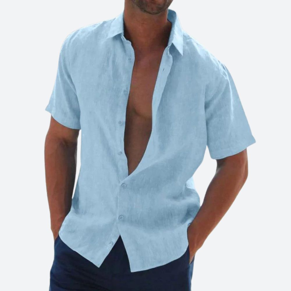 Polo Hombre Verano Algodón Manga Corta