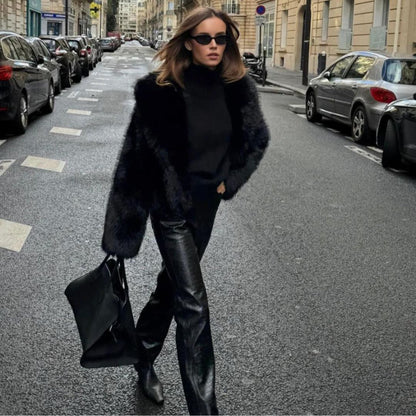 Abrigo Mujer de Lana Corte Elegante
