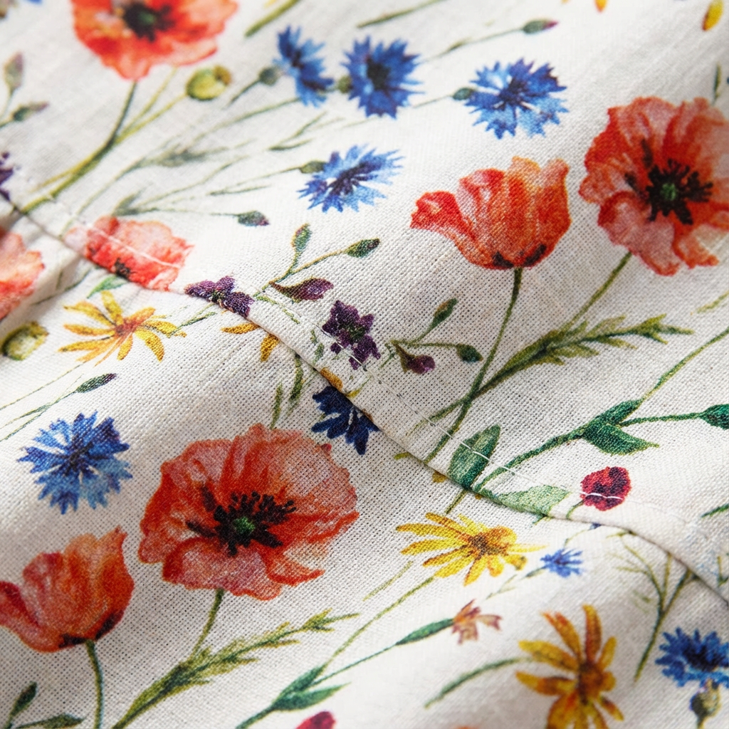 Vestido midi mujer Acampanado Estampado Floral