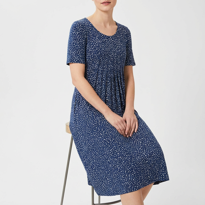 Vestido midi mujer Acampanado Estampado Floral