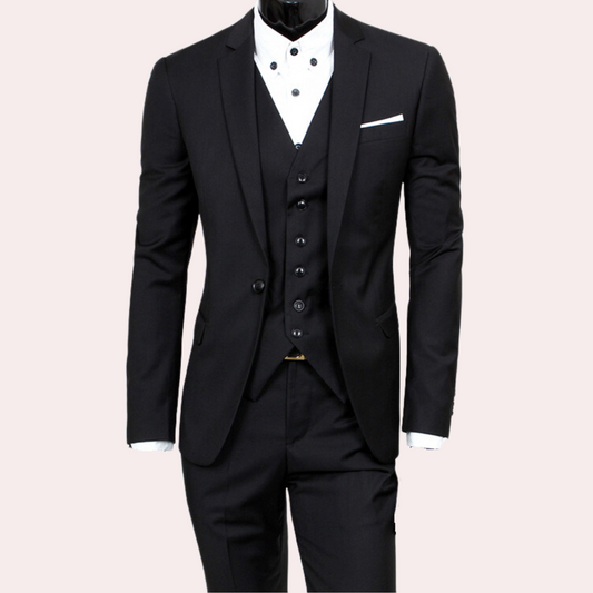Conjunto Formal Hombre Tres Piezas Ajuste Clásico - Mavetta