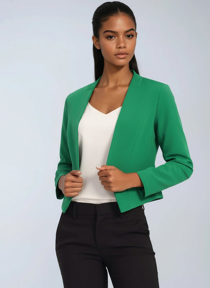 Blazer Mujer de Tela con Corte Estructurado
