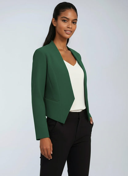 Blazer Mujer de Tela con Corte Estructurado