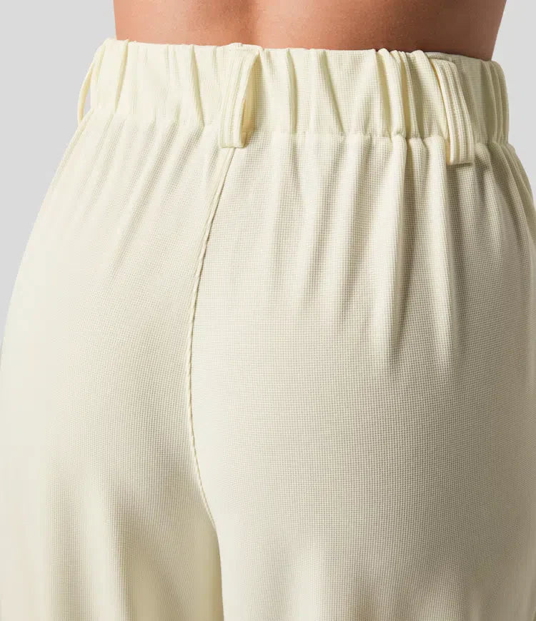 Pantalón Mujer Talle Alto Pernera Ancha