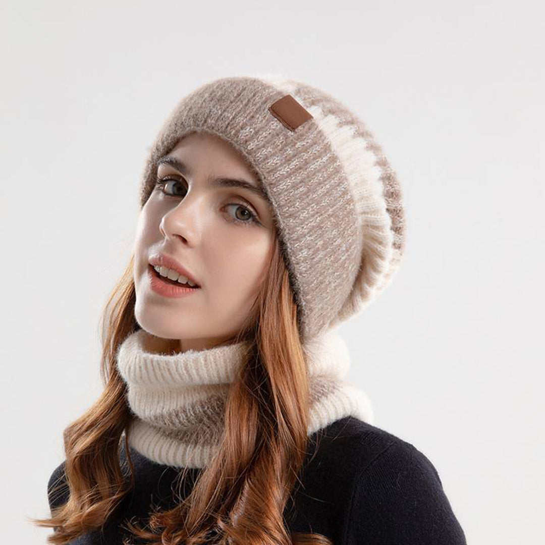 Set Mujer de Gorro y Bufanda Tejidos Ajuste Comodo - Mavetta