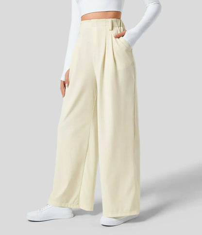 Pantalón Mujer Talle Alto Pernera Ancha