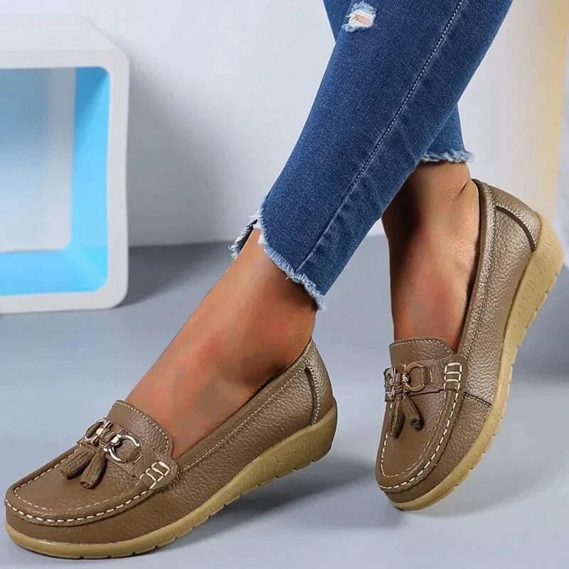 Zapatos planos mujer ortopédicos diseño clásico