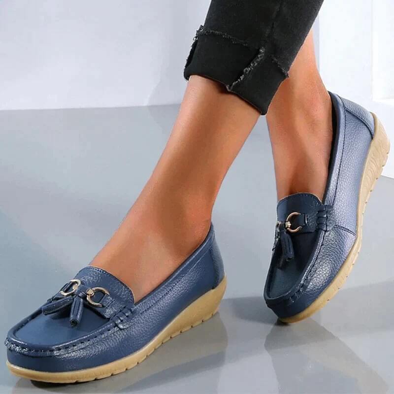 Zapatos planos mujer ortopédicos diseño clásico