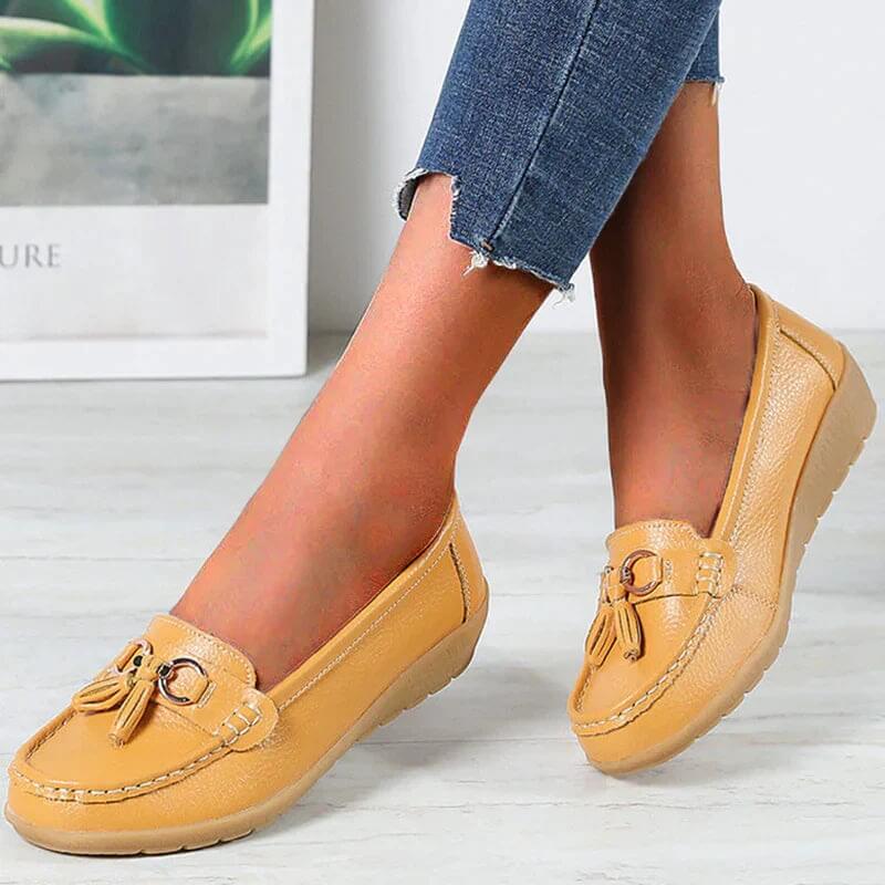 Zapatos planos mujer ortopédicos diseño clásico