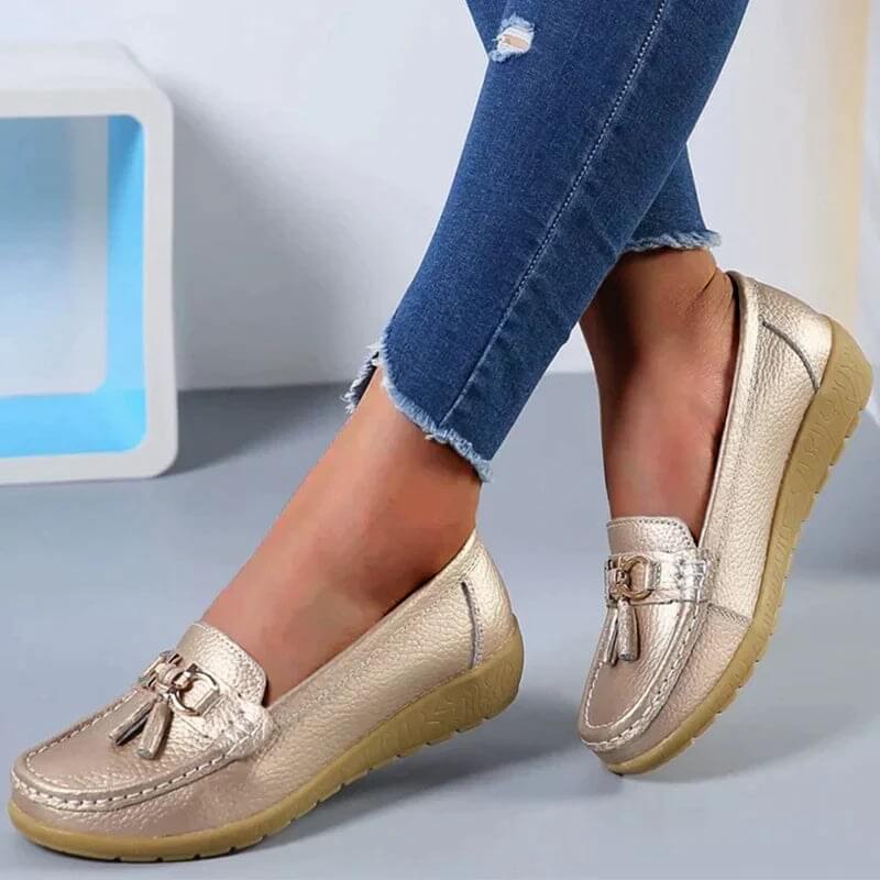 Zapatos planos mujer ortopédicos diseño clásico