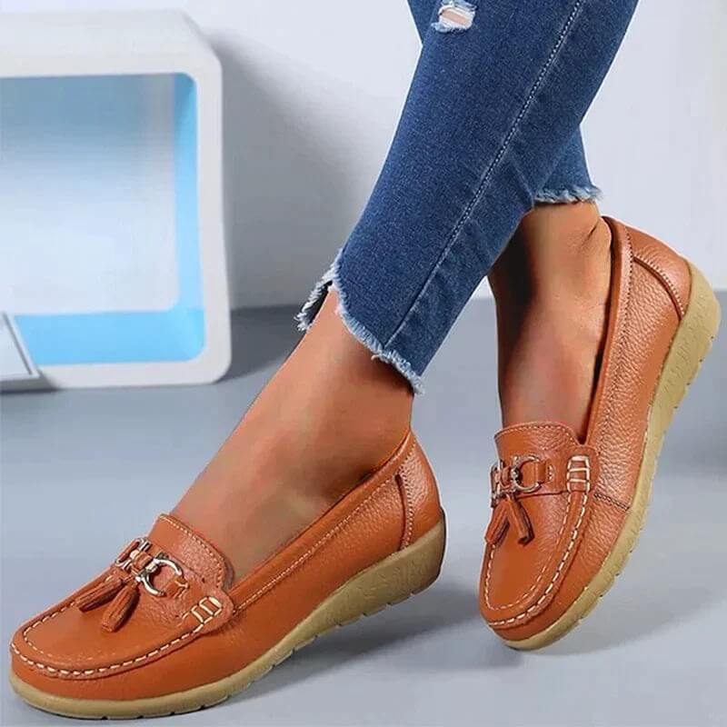 Zapatos planos mujer ortopédicos diseño clásico