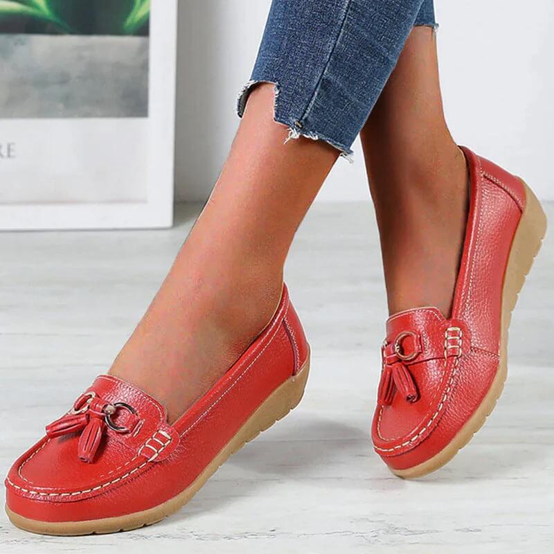 Zapatos planos mujer ortopédicos diseño clásico