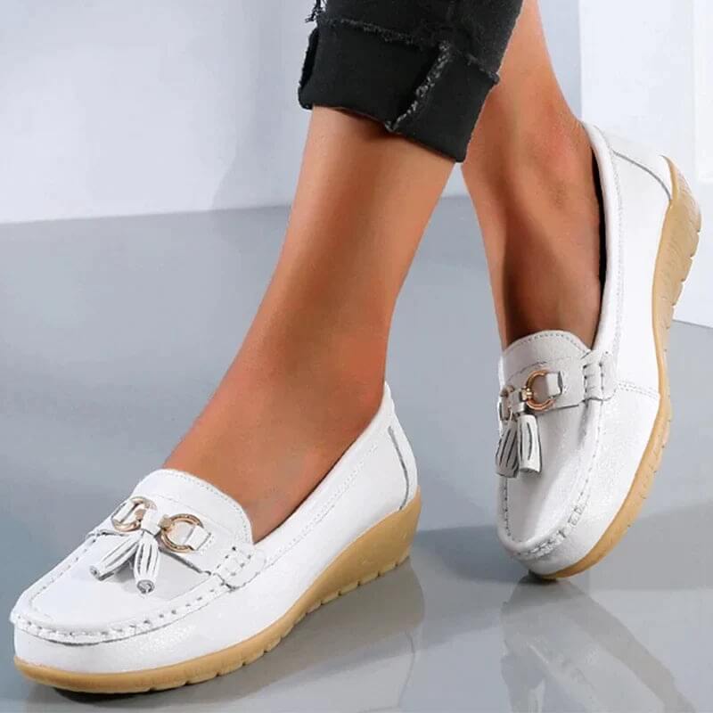 Zapatos planos mujer ortopédicos diseño clásico