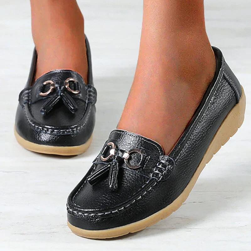 Zapatos planos mujer ortopédicos diseño clásico