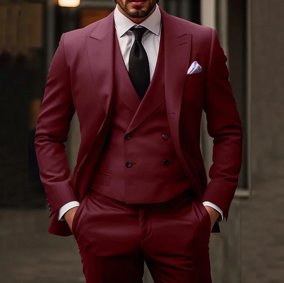 Traje Formal Hombre Dos Piezas Clásico